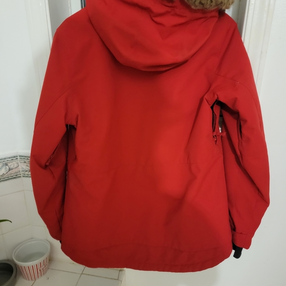 Ladies Red Rip Zone Ski Jacket - Picture 3 of 3